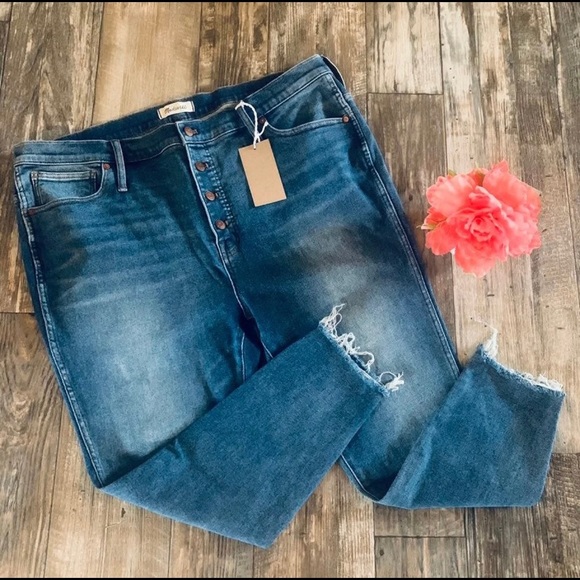🆕🆕 Madewell plus size skinny jeans - Picture 1 of 4
